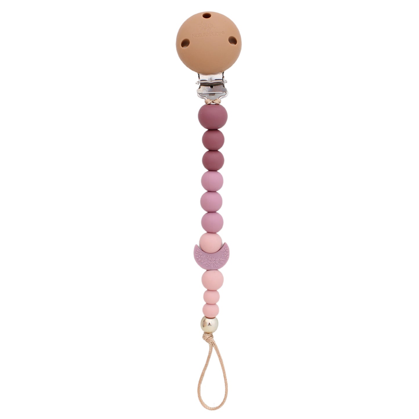 Nature Bubz - Lilac Crescent Moon Dummy Clip