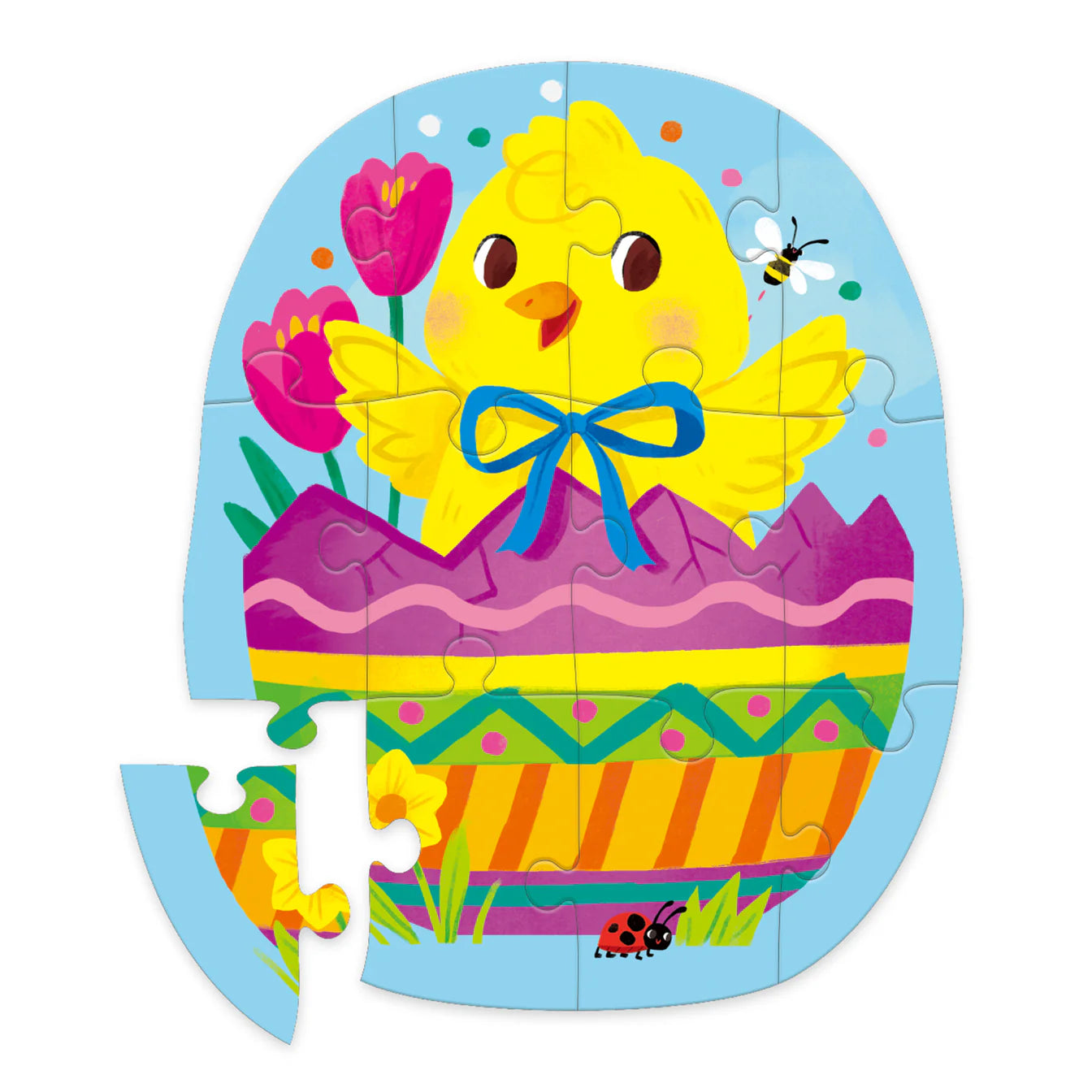 Crocodile Creek- Easter Egg-Mini Puzzle- 12 Piece
