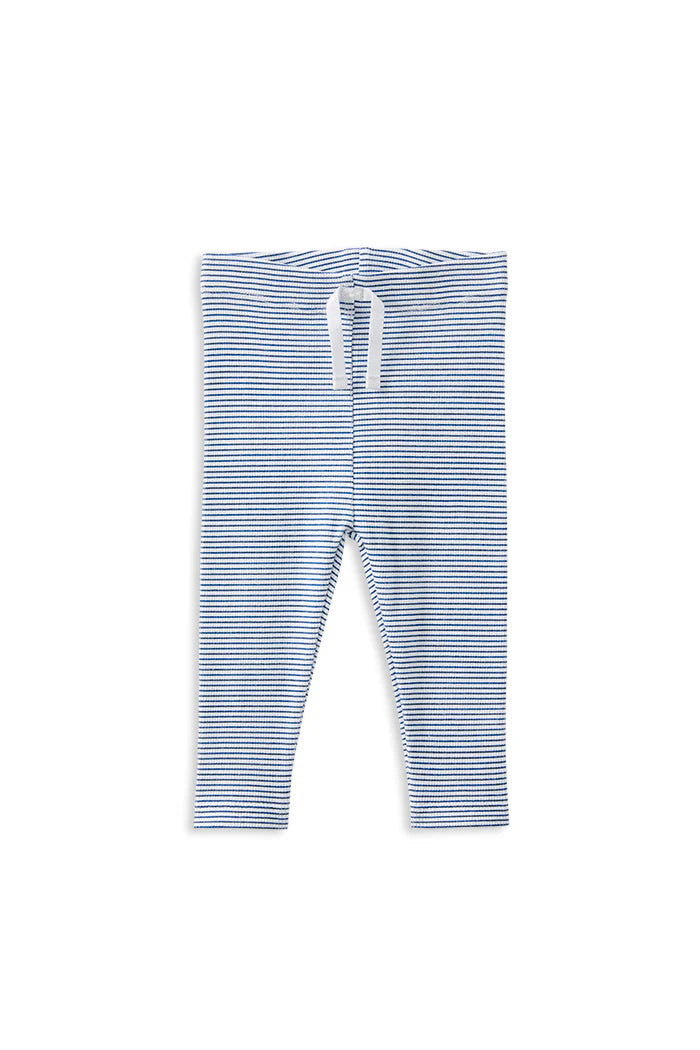Milky Clothing - Blue Stripe Baby Leggings