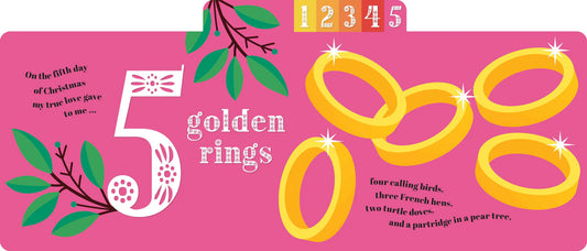 Lake Press - Chunky Tabbed Board Book - The Twelve Days of Christmas