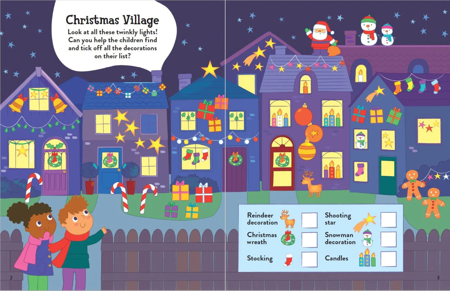 Lake Press - Santa & Friends Jingle Bell Craze Puffy Sticker Book