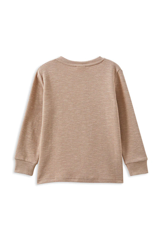 Milky Clothing - Mocha Henley