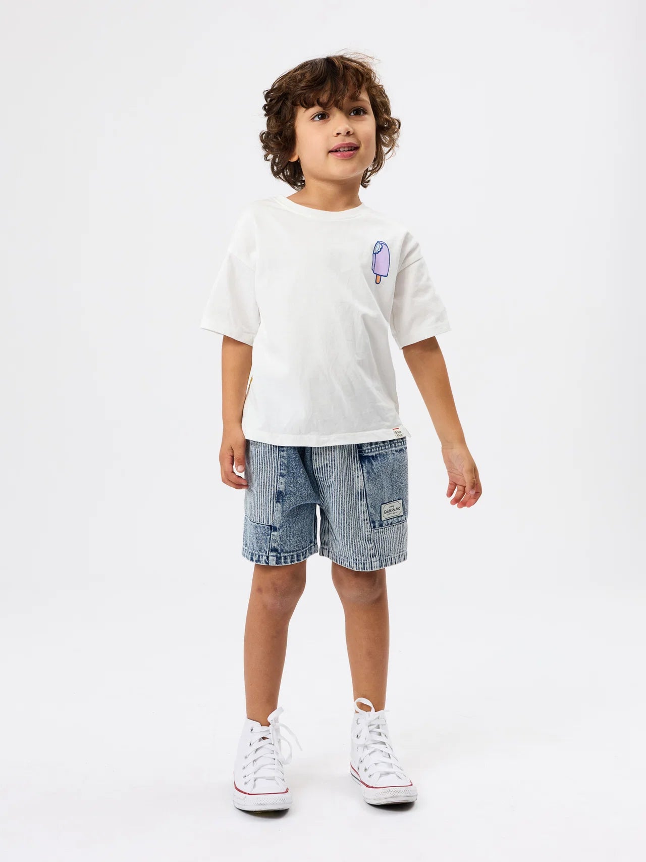 Goldie + Ace - Pin Stripe Noah Pocket Shorts