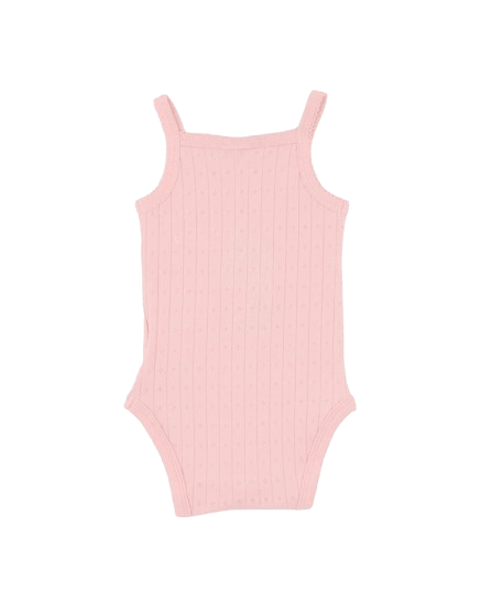 Bebe Blossom Organic Pointelle Singlet Bodysuit