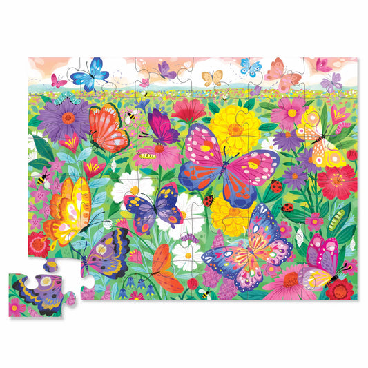 Crocodile Creek- Butterfly Garden- Classic 36 Piece Floor Puzzle