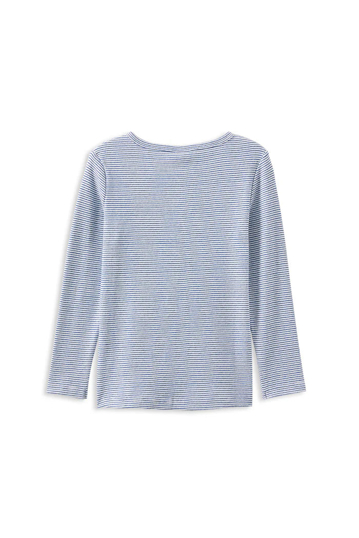 Milky Clothing - Blue Stripe Henley