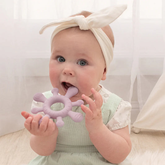 Playground- Dusty Mauve Silicone Splash Teether