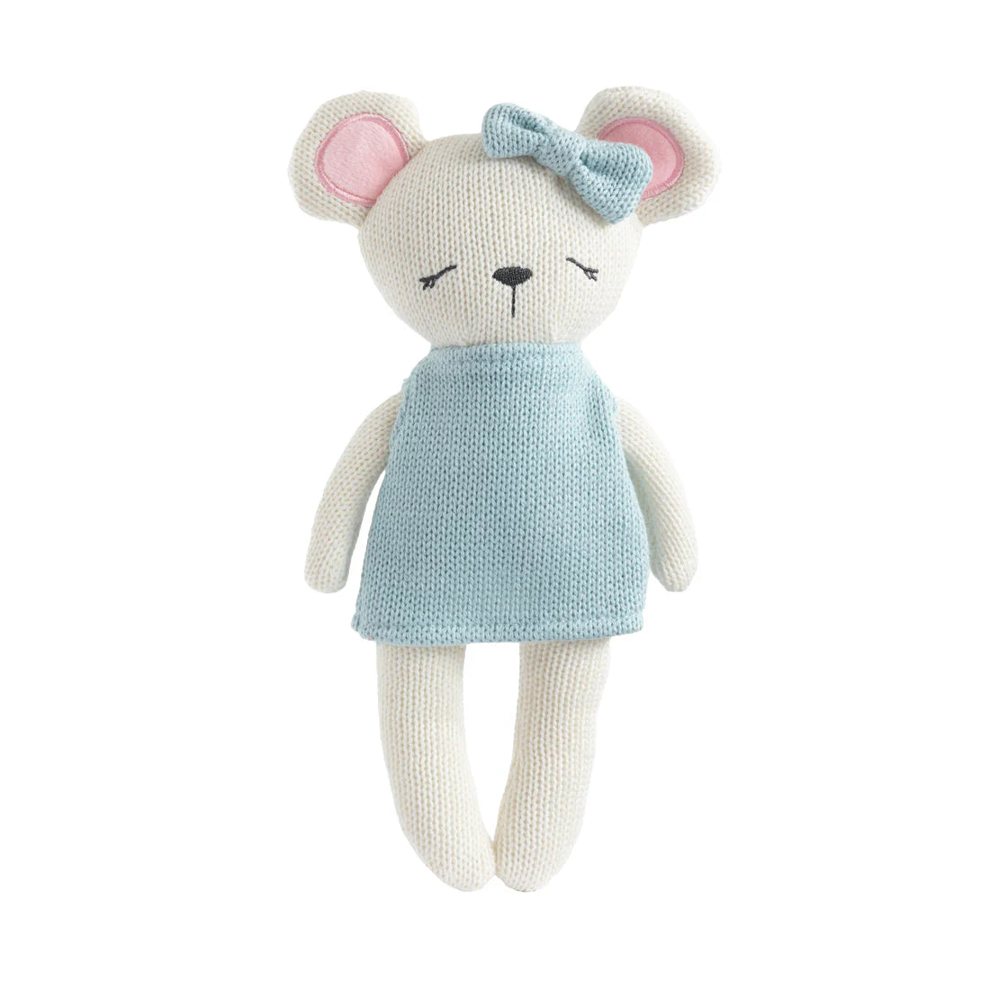 Living Textiles- Knitted Animal Toy- Molly The Mouse