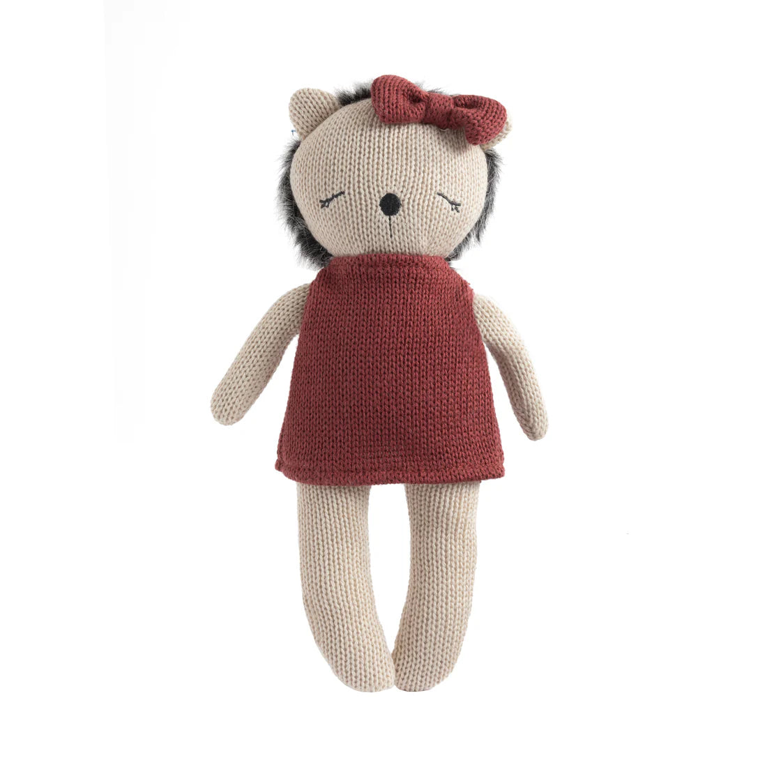 Living Textiles- Knitted Animal Toy- Helen the Hedgehog