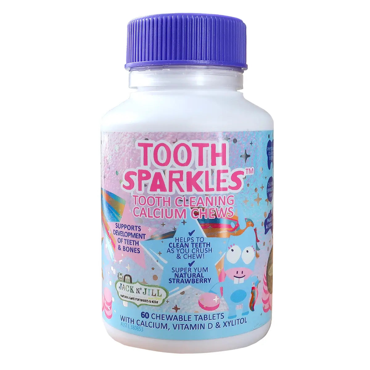 Jack N' Jill- Tooth Sparkles- 60 Tablets