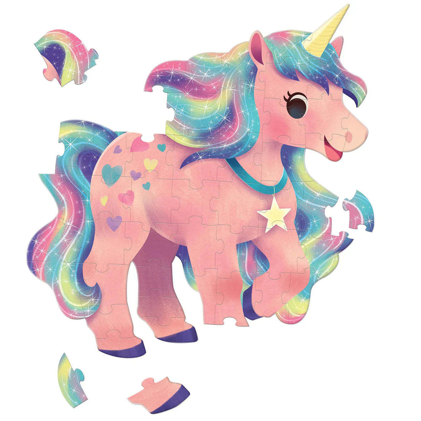 Crocodile Creek- Unicorn- Classic 48 Piece Jumbo Puzzle