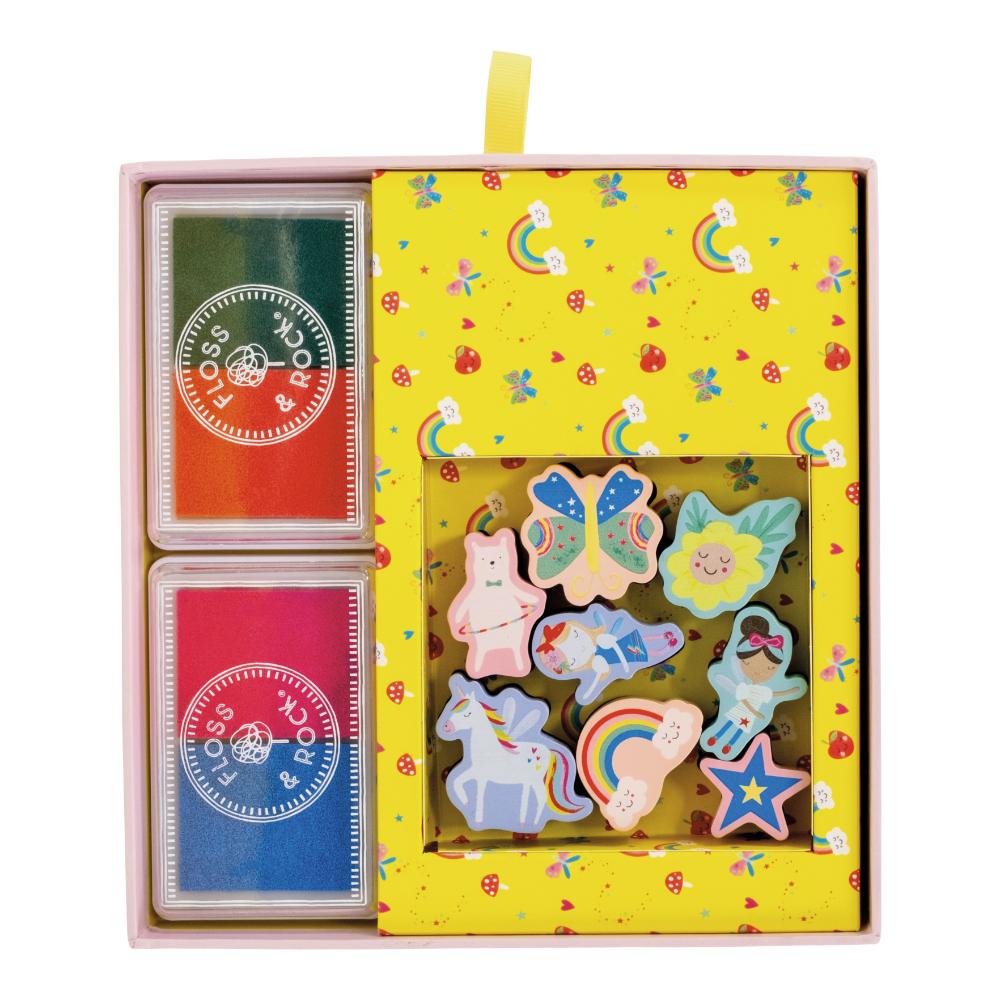 Floss & Rock- Rock My Stamper Set- Rainbow Fairy