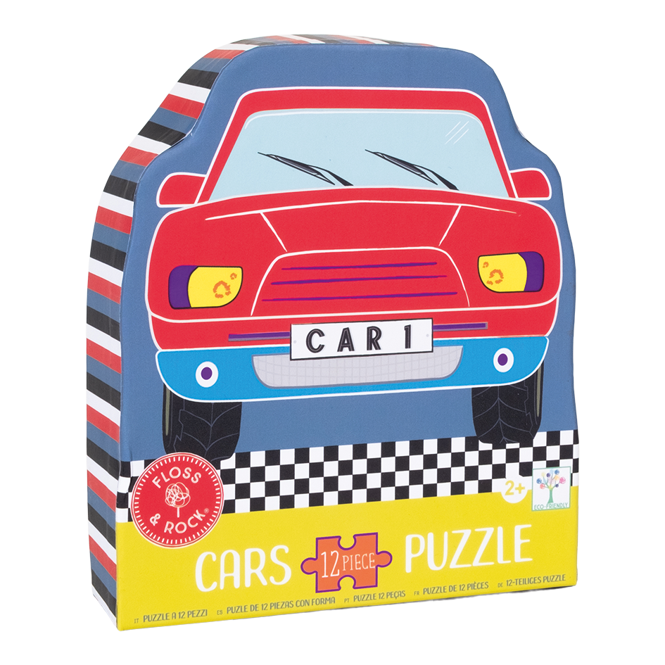 Floss & Rock- Cars Jigsaw Puzzle 12 Pieces