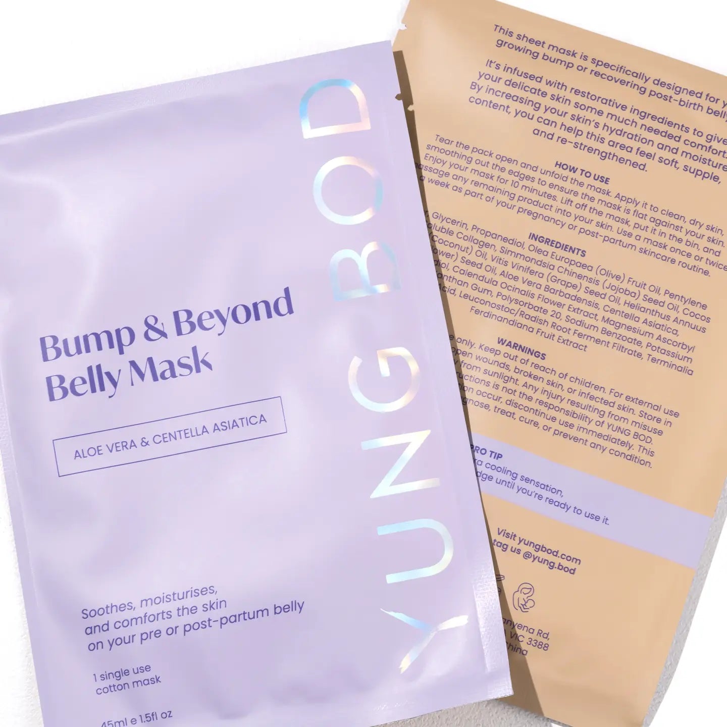 Yung Bod- Bump & Beyond Belly Mask