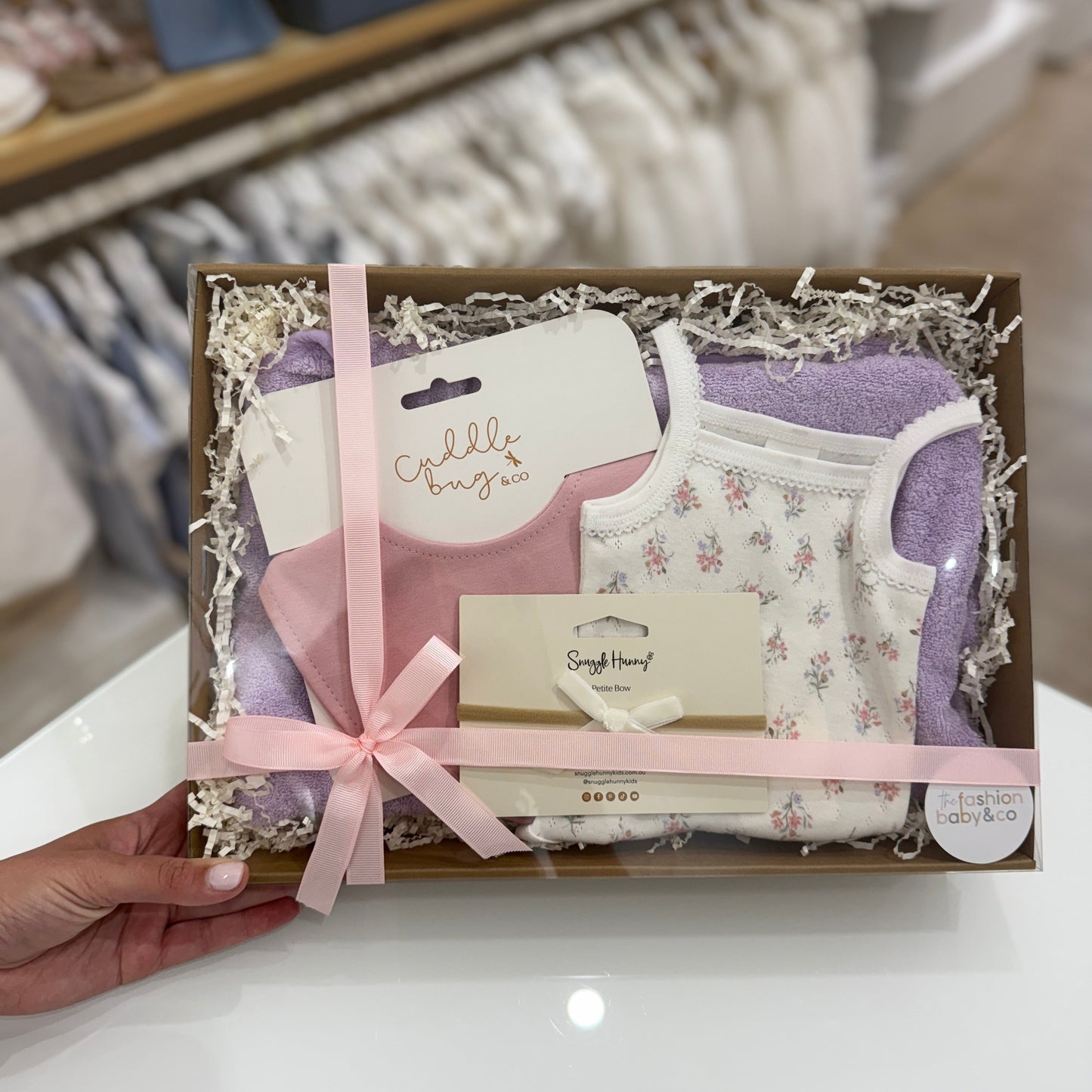 Mia Floral Newborn Gift Box- Large