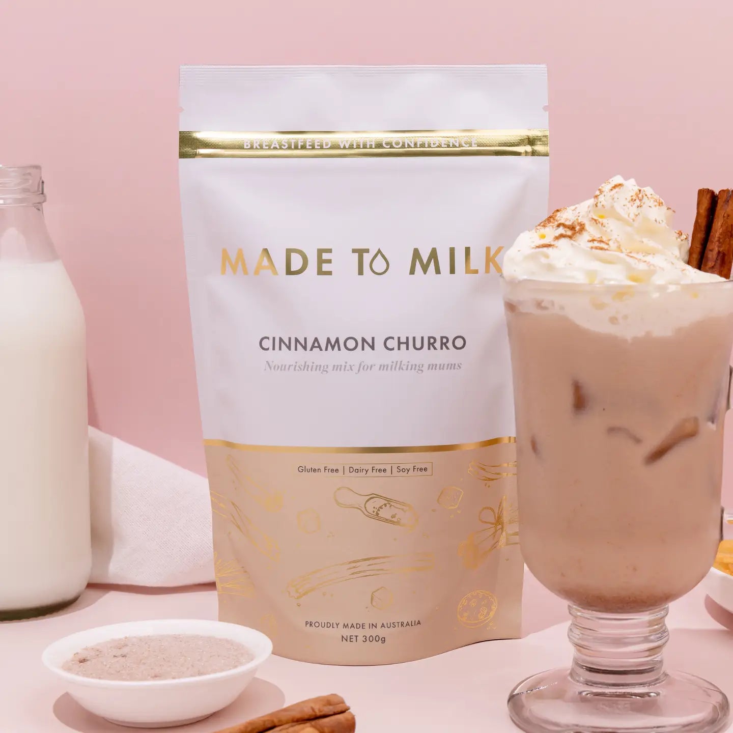 Made To Milk- Cinnamon Churro Lactation Drink