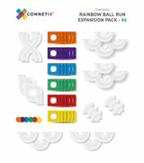 Connetix Tiles- Rainbow Ball Run Expansion Pack 66 Piece