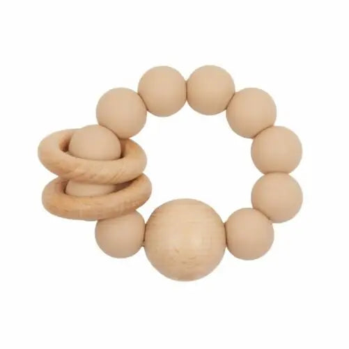 My Little Giggles- Oatmeal Silicone Ring Teether