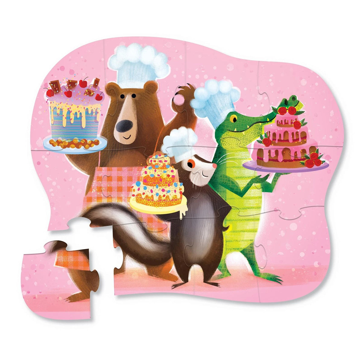 Crocodile Creek - Mini Puzzle 12pc - Sweet Treats
