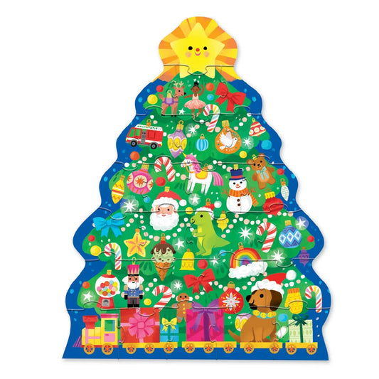 Crocodile Creek - Classic Floor Puzzle 24pc - Christmas Tree
