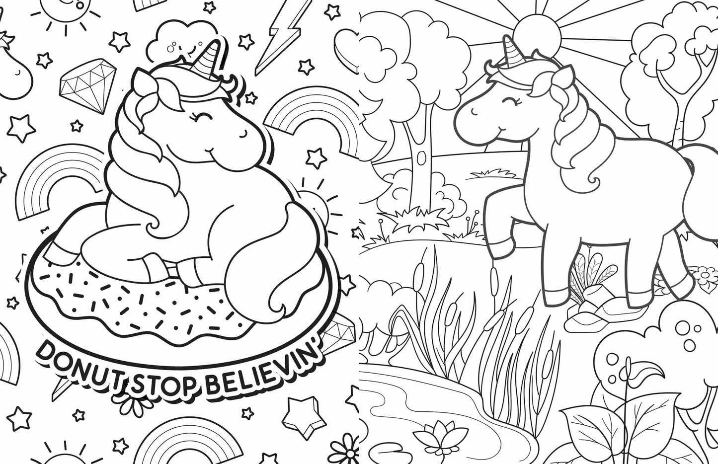 Colour Fun- Unicorns