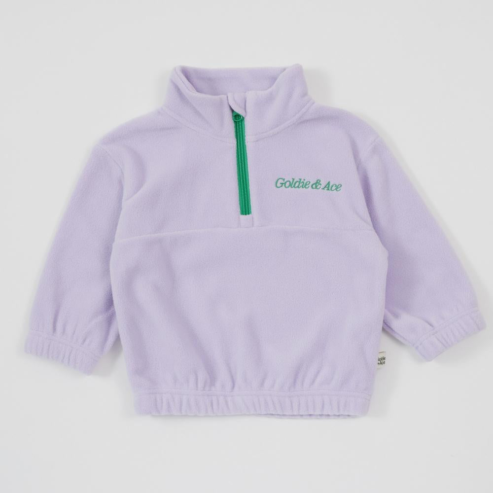 Goldie + Ace - Bobbi Pollar Fleece Sweater- Lilac