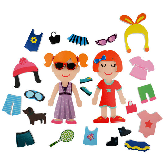 Buddy & Barney- Bath Time Stickers- Dressing Up