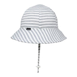 Bedhead Hats - Bucket Sun Hat- Grey Stripe