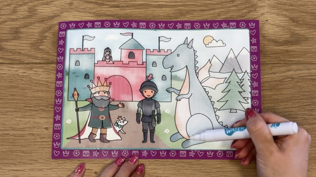 Buddy & Barney - Fairy Tale Water Magic Drawing Set