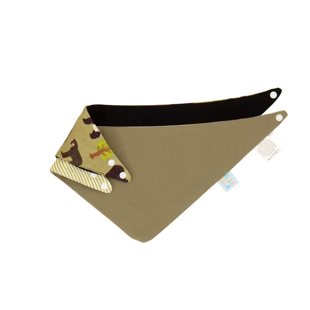 All4Ella- 2 Pack Bandana Bibs- Bears