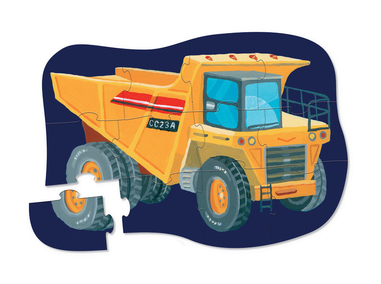 Crocodile Creek- Mini Puzzle- 12 Piece-Construction