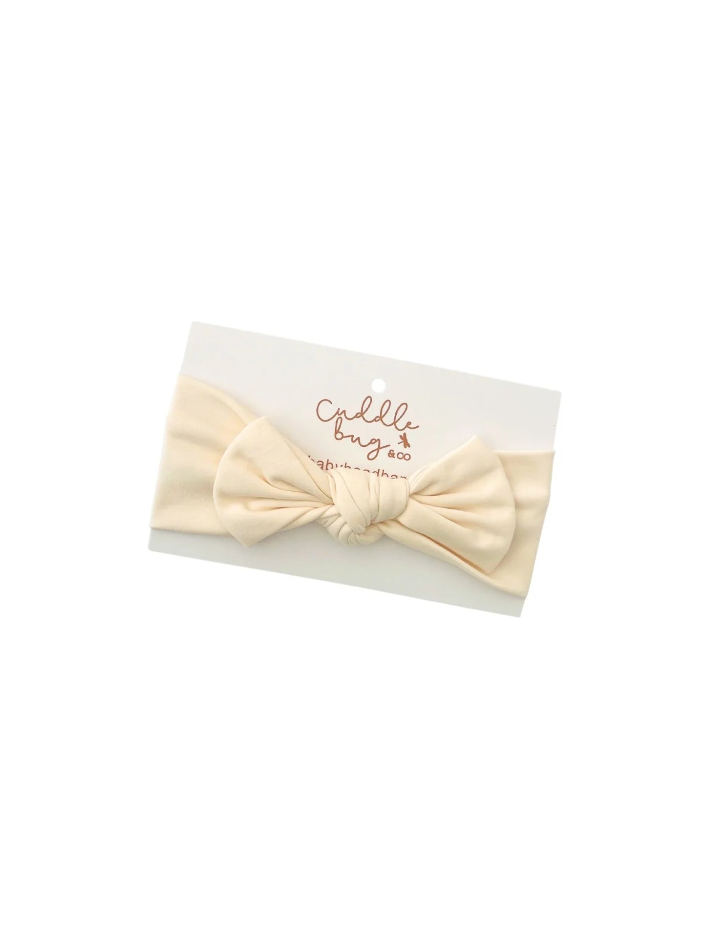 Cuddle Bug & Co - Topknot Headband Cream