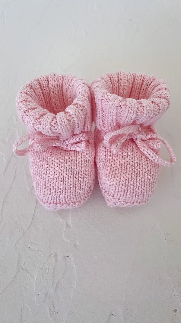 Oia The Label - Knit Booties Petal Pink