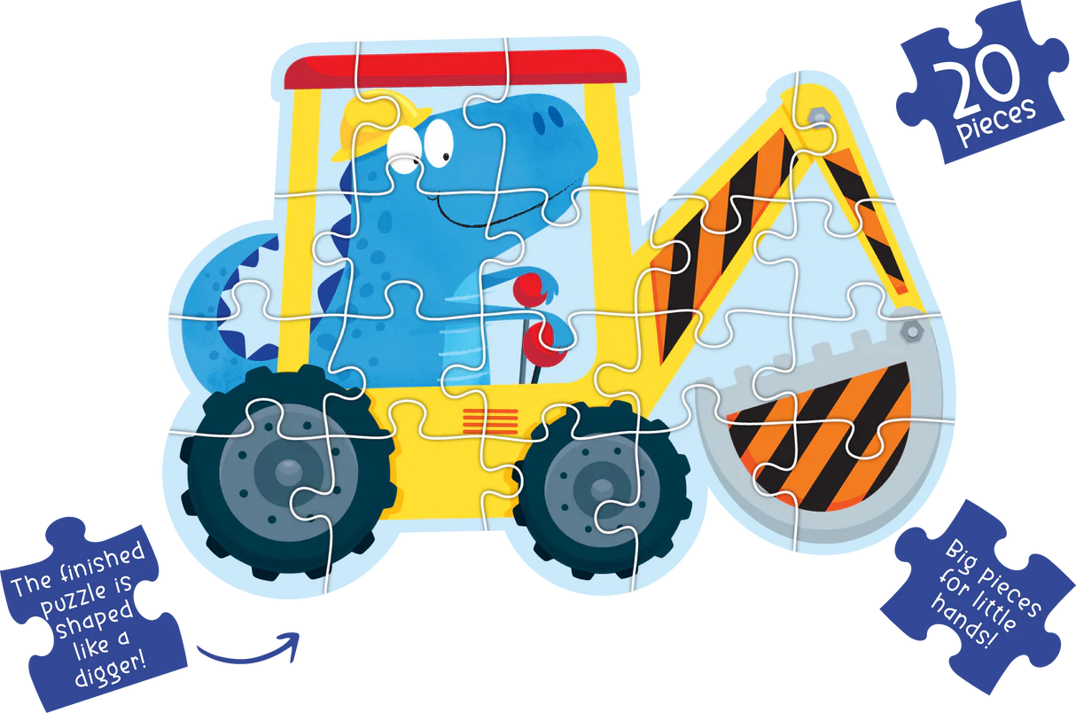 Learning Can Be Fun - Dino Digger: Digger Shaped Puzzle