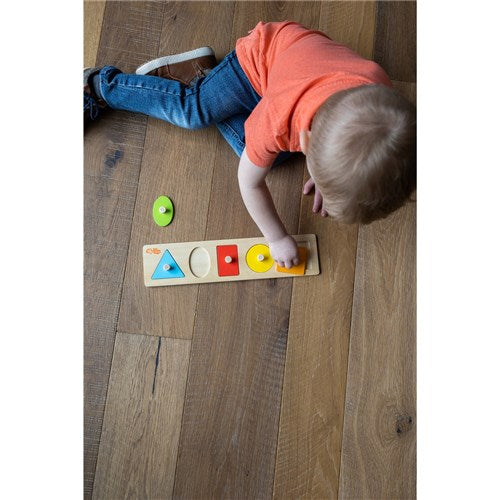 Fat Brain Toys - Let's Learn Shapes, Wooden Puzzle