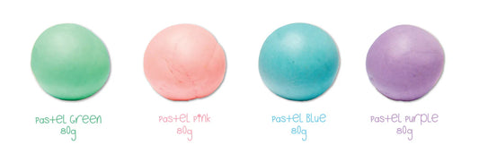 First Creations - Pastel Easi-Soft Dough - Set of 4