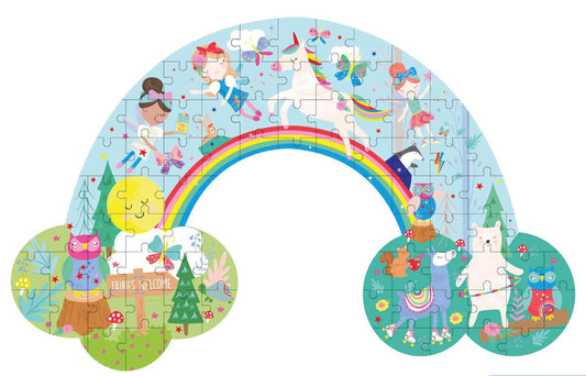 Floss & Rock- Rainbow Fairy Jigsaw Puzzle 80 Pieces