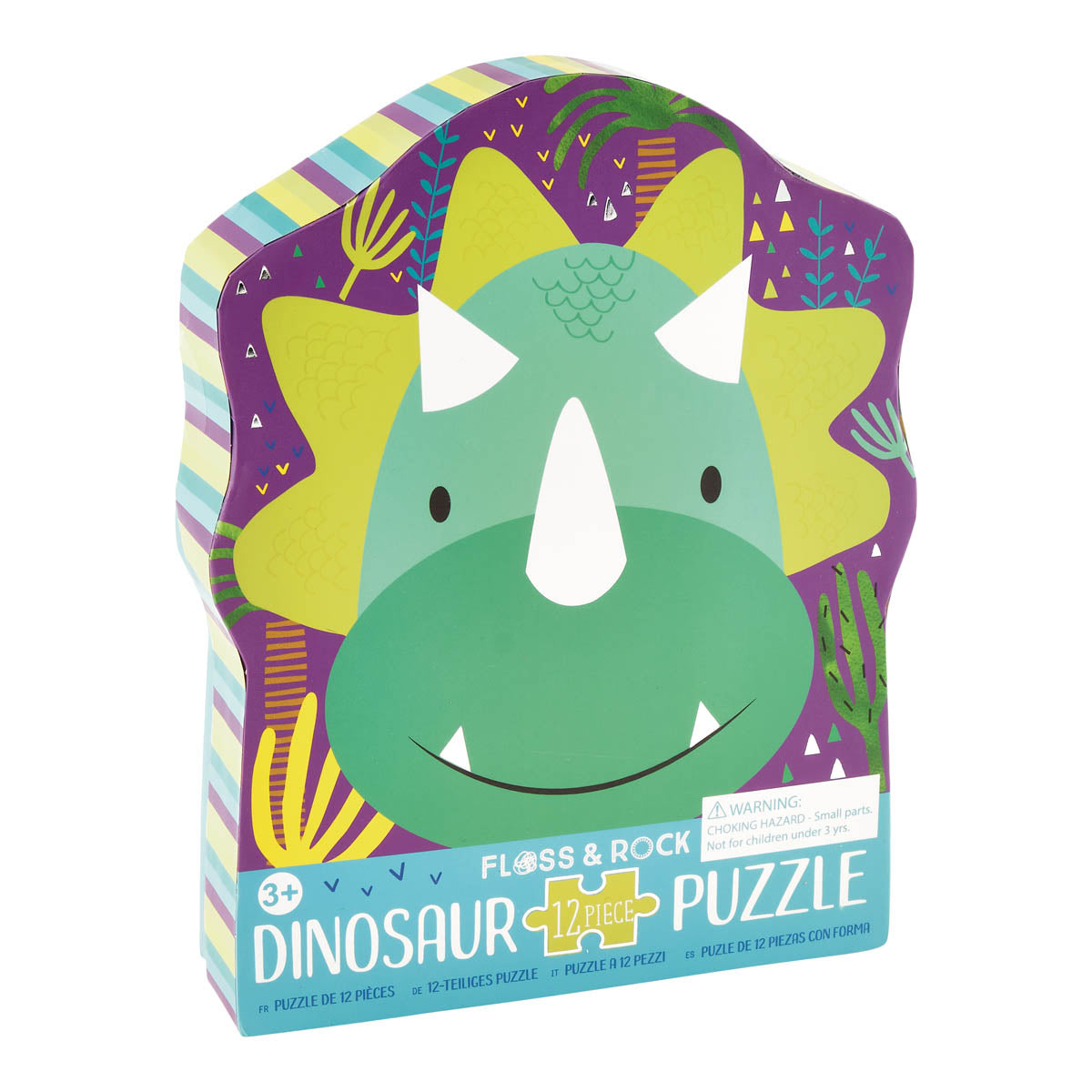 Floss & Rock- Dinosaur Jigsaw Puzzle 12 Pieces