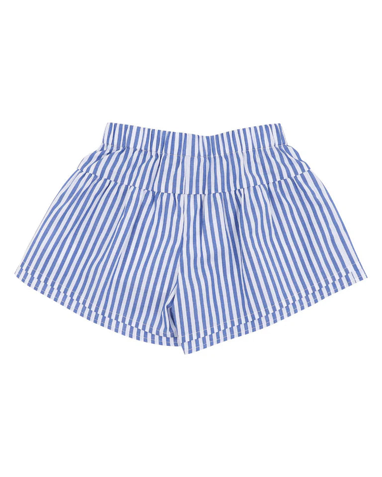Bebe - Summer Vacay Stripe Flared Shorts