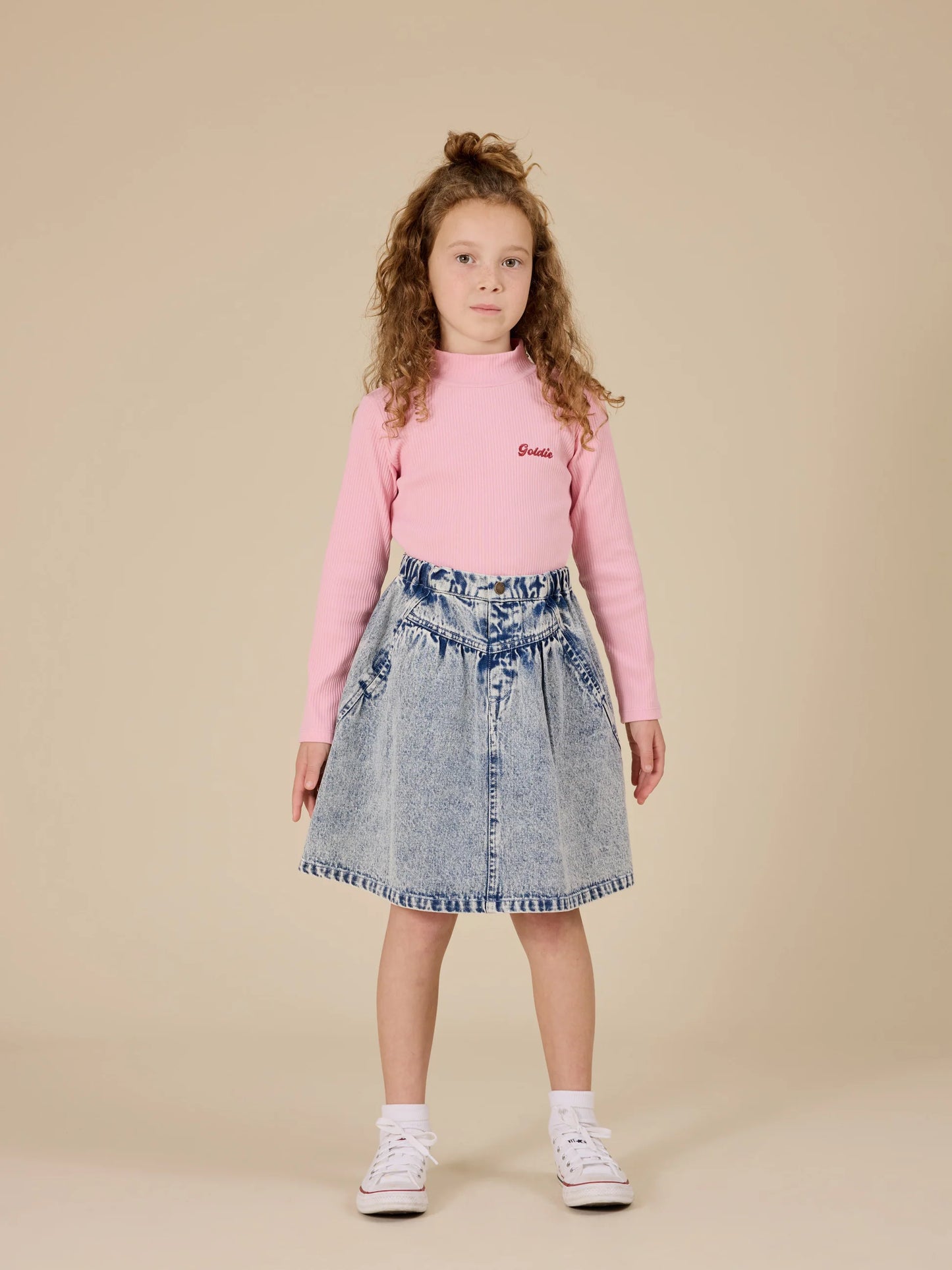 Goldie + Ace - Esta A-Line Denim Skirt