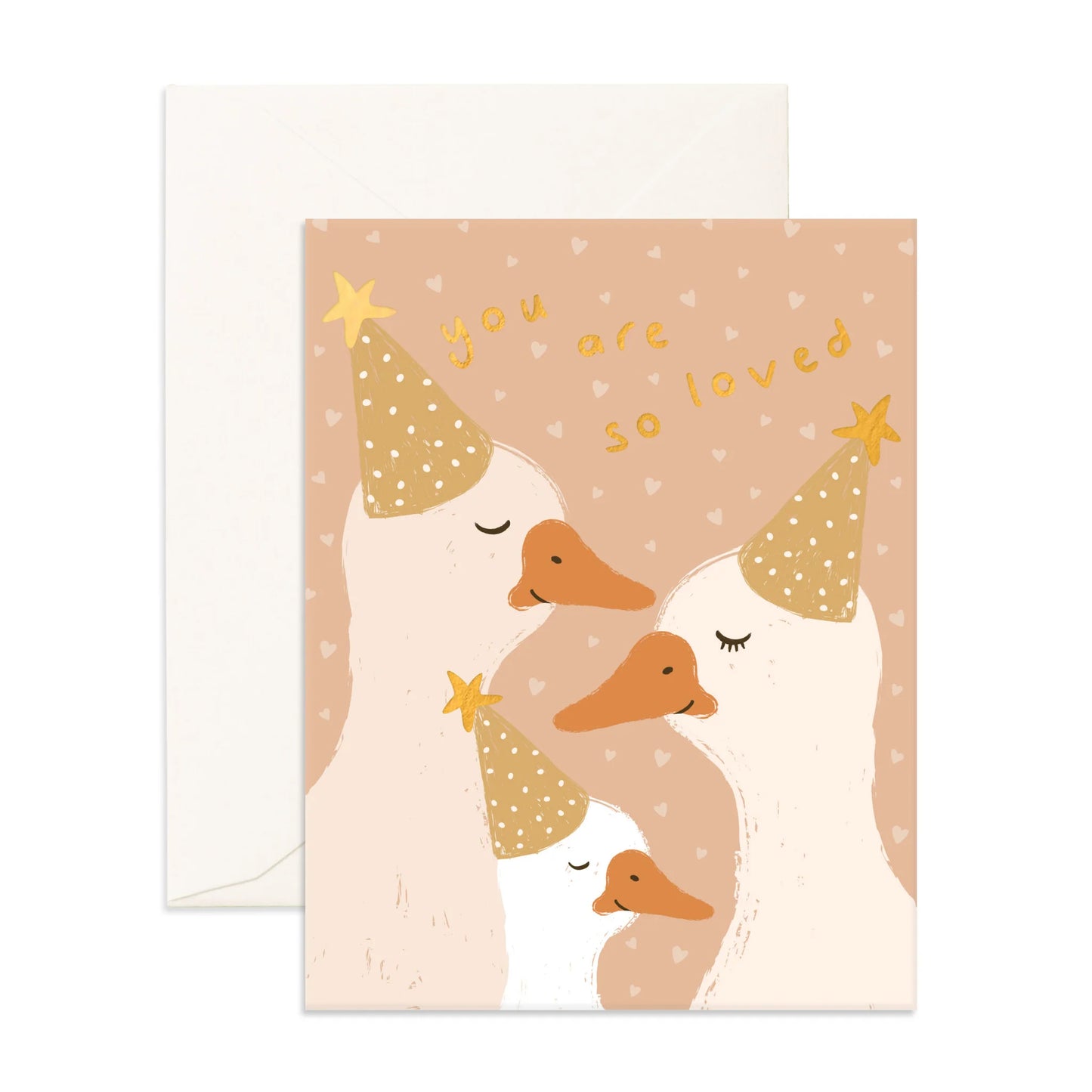 Fox & Fallow - Birthday Duck Family Greeting Card