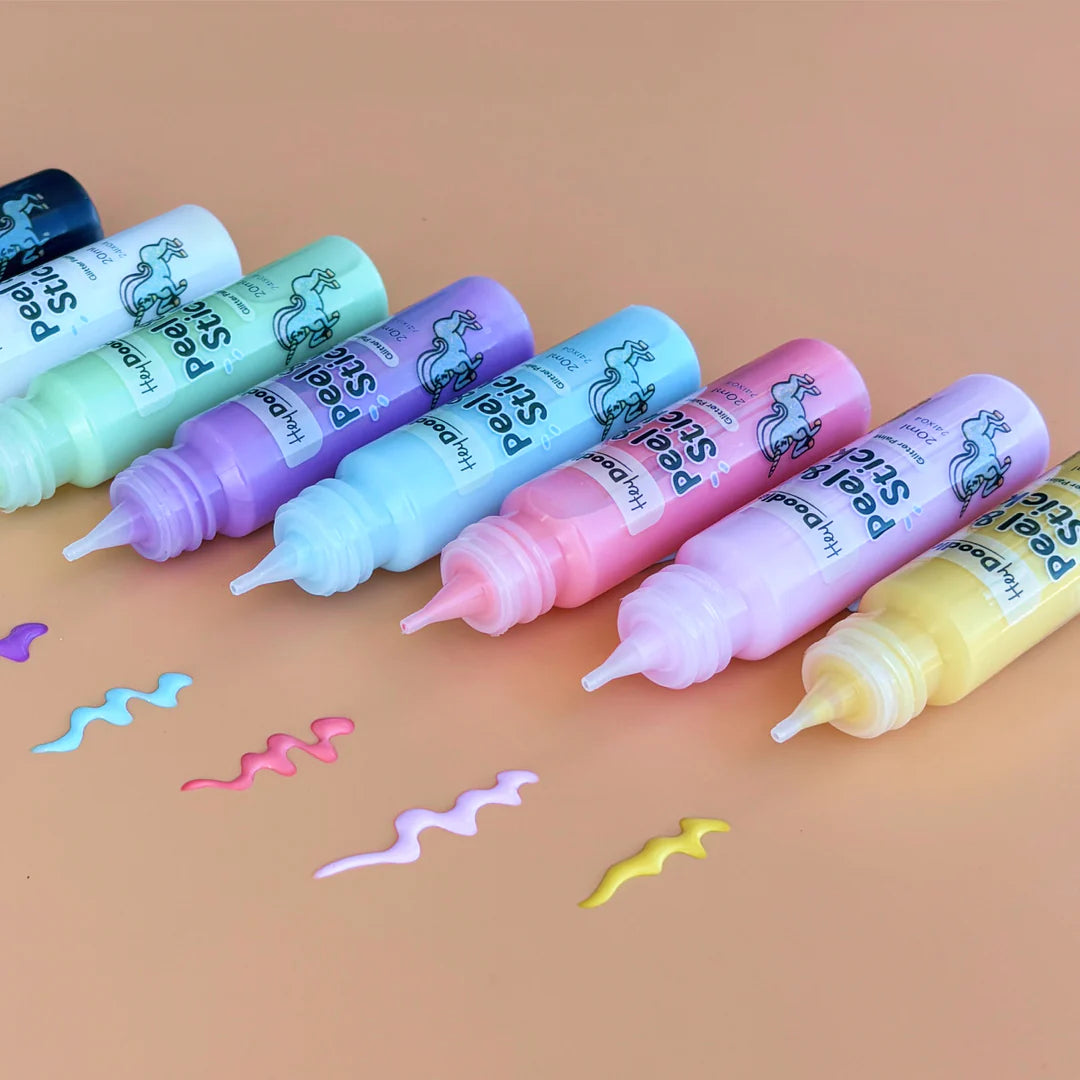 Hey Doodle- Peel & Stick- Glitter Paint