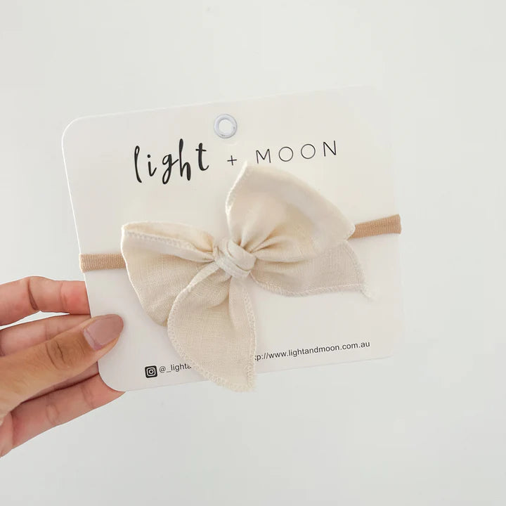Light and Moon- Beige Fable Headband