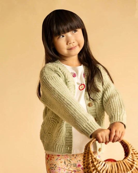 Fox & Finch Orchard Bloom Pointelle Cardigan