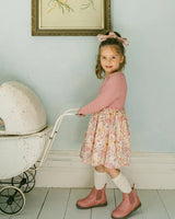 Bebe - Thea Knitted Bodice Dress