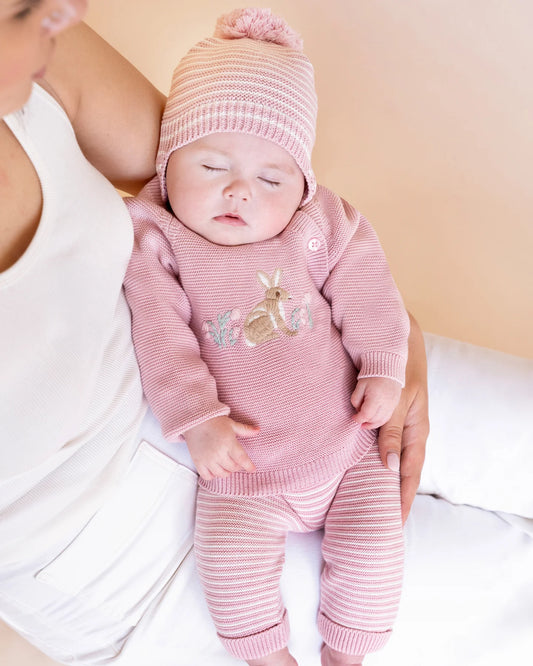 Bebe - Fern Blossom Bunny Knitted Jumper