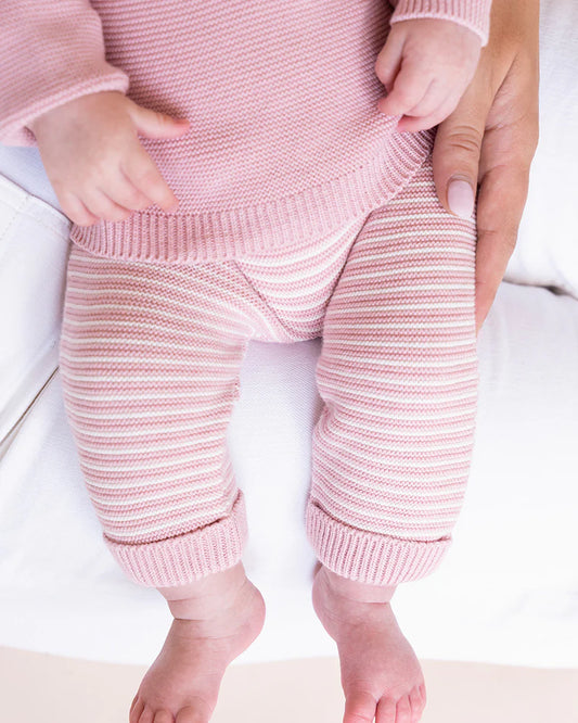 Bebe - Fern Blossom Bunny Knitted Leggings