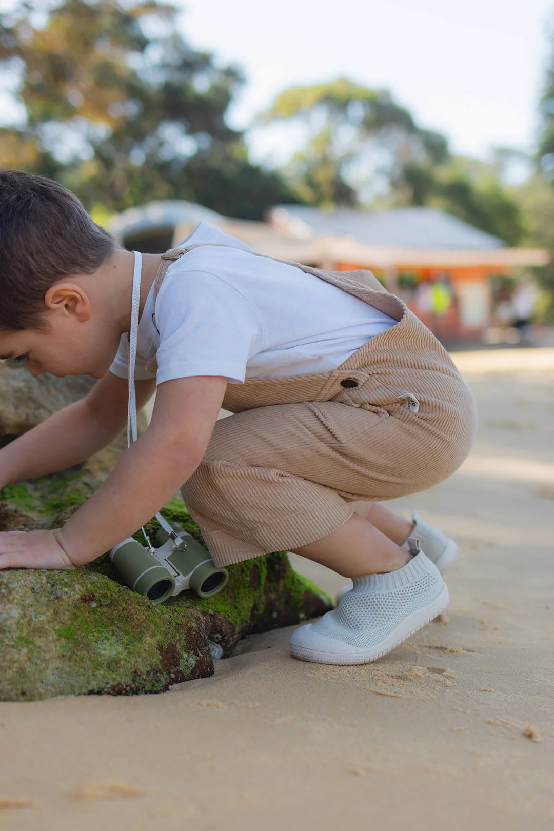 Little Sohls- S-Series Slip On Shoe-Ivory Dune