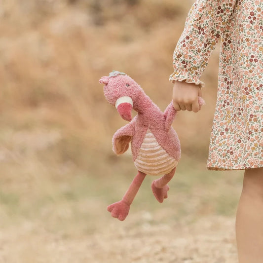 Little Dutch - Safari Friends Cuddle Flamingo - 35cm