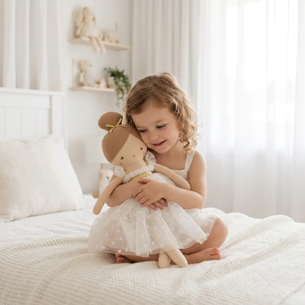Alimrose-Lottie Doll- Ivory Gold 52cm